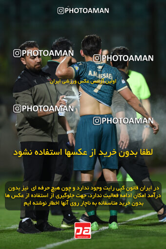 2258286, Isfahan,Fooladshahr, Iran, Iran Pro League، Persian Gulf Cup، 2023-2024 season، Second Leg، Week 22، Zob Ahan Esfahan ۰ v 2 Shams Azar F.C. on 2024/04/06 at Foolad Shahr Stadium