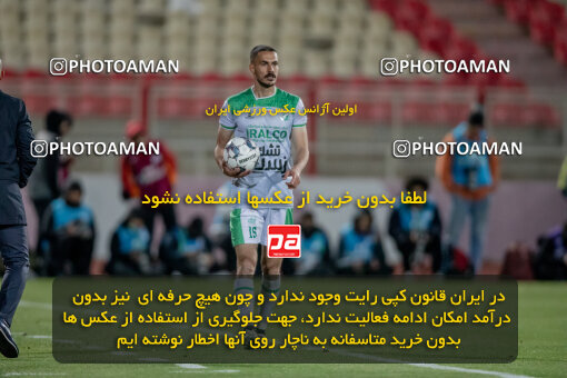 2241439, Tabriz, Iran, Iran Pro League، Persian Gulf Cup، 2023-2024 season، Second Leg، Week 22، Tractor S.C. ۱ v ۱ Aluminium Arak on 2024/04/08 at Yadegar-e Emam Stadium