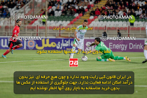 2241576, Tabriz, Iran, Iran Pro League، Persian Gulf Cup، 2023-2024 season، Second Leg، Week 22، Tractor S.C. ۱ v ۱ Aluminium Arak on 2024/04/08 at Yadegar-e Emam Stadium