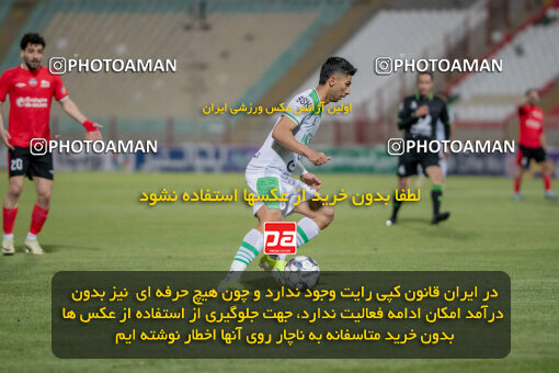 2241578, Tabriz, Iran, Iran Pro League، Persian Gulf Cup، 2023-2024 season، Second Leg، Week 22، Tractor S.C. ۱ v ۱ Aluminium Arak on 2024/04/08 at Yadegar-e Emam Stadium