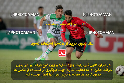 2241620, Tabriz, Iran, Iran Pro League، Persian Gulf Cup، 2023-2024 season، Second Leg، Week 22، Tractor S.C. ۱ v ۱ Aluminium Arak on 2024/04/08 at Yadegar-e Emam Stadium