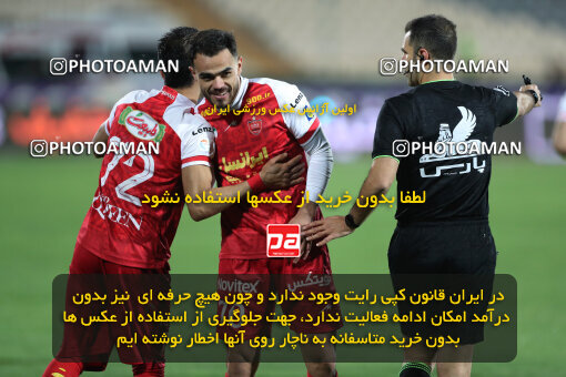 2243483, Tehran, Iran, Iran Pro League، Persian Gulf Cup، 2023-2024 season، Second Leg، Week 23، Persepolis ۱ v ۰ Malvan Bandar Anzali on 2024/04/12 at Azadi Stadium