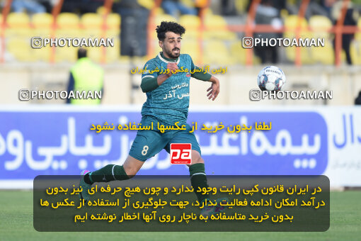 2259069, Qazvin, Iran, Iran Pro League، Persian Gulf Cup، 2023-2024 season، Second Leg، Week 23، Shams Azar F.C. ۱ v ۰ Foulad Khouzestan on 2024/04/12 at ورزشگاه سردار آزادگان