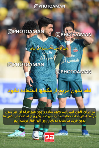 2259273, Qazvin, Iran, Iran Pro League، Persian Gulf Cup، 2023-2024 season، Second Leg، Week 23، Shams Azar F.C. ۱ v ۰ Foulad Khouzestan on 2024/04/12 at ورزشگاه سردار آزادگان