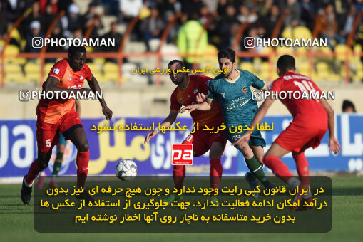 2259296, Qazvin, Iran, Iran Pro League، Persian Gulf Cup، 2023-2024 season، Second Leg، Week 23، Shams Azar F.C. ۱ v ۰ Foulad Khouzestan on 2024/04/12 at ورزشگاه سردار آزادگان