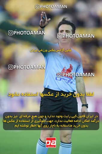 2259460, Qazvin, Iran, Iran Pro League، Persian Gulf Cup، 2023-2024 season، Second Leg، Week 23، Shams Azar F.C. ۱ v ۰ Foulad Khouzestan on 2024/04/12 at ورزشگاه سردار آزادگان