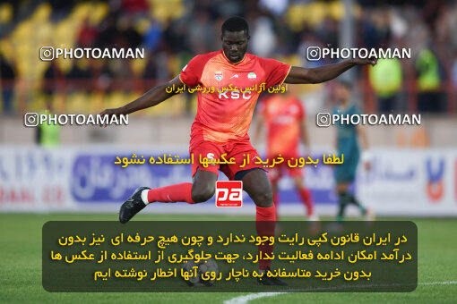 2259472, Qazvin, Iran, Iran Pro League، Persian Gulf Cup، 2023-2024 season، Second Leg، Week 23، Shams Azar F.C. ۱ v ۰ Foulad Khouzestan on 2024/04/12 at ورزشگاه سردار آزادگان