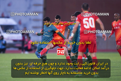 2259474, Qazvin, Iran, Iran Pro League، Persian Gulf Cup، 2023-2024 season، Second Leg، Week 23، Shams Azar F.C. ۱ v ۰ Foulad Khouzestan on 2024/04/12 at ورزشگاه سردار آزادگان