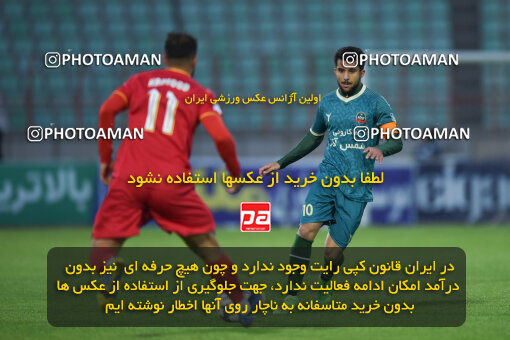 2259484, Qazvin, Iran, Iran Pro League، Persian Gulf Cup، 2023-2024 season، Second Leg، Week 23، Shams Azar F.C. ۱ v ۰ Foulad Khouzestan on 2024/04/12 at ورزشگاه سردار آزادگان