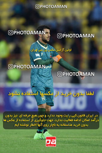 2259489, Qazvin, Iran, Iran Pro League، Persian Gulf Cup، 2023-2024 season، Second Leg، Week 23، Shams Azar F.C. ۱ v ۰ Foulad Khouzestan on 2024/04/12 at ورزشگاه سردار آزادگان