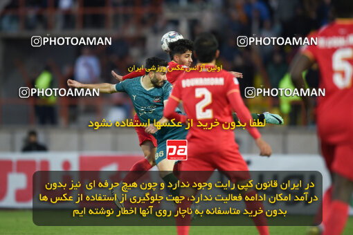 2259494, Qazvin, Iran, Iran Pro League، Persian Gulf Cup، 2023-2024 season، Second Leg، Week 23، Shams Azar F.C. ۱ v ۰ Foulad Khouzestan on 2024/04/12 at ورزشگاه سردار آزادگان