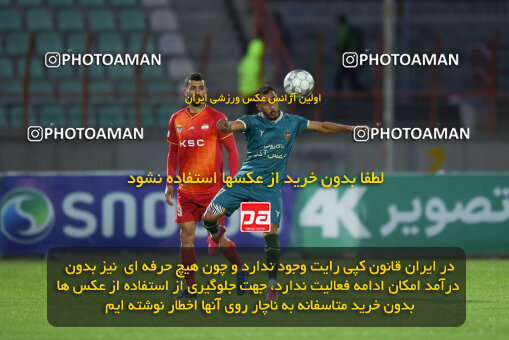 2259504, Qazvin, Iran, Iran Pro League، Persian Gulf Cup، 2023-2024 season، Second Leg، Week 23، Shams Azar F.C. ۱ v ۰ Foulad Khouzestan on 2024/04/12 at ورزشگاه سردار آزادگان