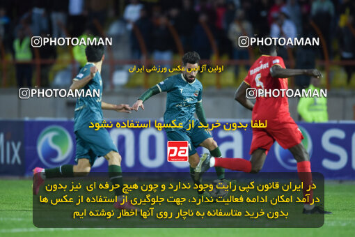 2259508, Qazvin, Iran, Iran Pro League، Persian Gulf Cup، 2023-2024 season، Second Leg، Week 23، Shams Azar F.C. ۱ v ۰ Foulad Khouzestan on 2024/04/12 at ورزشگاه سردار آزادگان