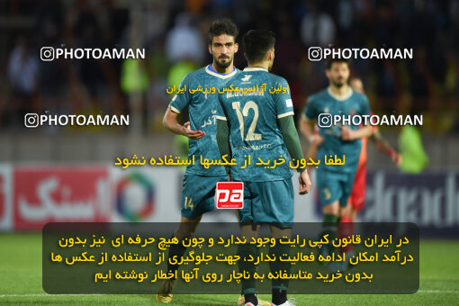 2259514, Qazvin, Iran, Iran Pro League، Persian Gulf Cup، 2023-2024 season، Second Leg، Week 23، Shams Azar F.C. ۱ v ۰ Foulad Khouzestan on 2024/04/12 at ورزشگاه سردار آزادگان