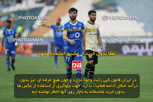 2280275, Tehran, Iran, Iran Pro League، Persian Gulf Cup، 2023-2024 season، Second Leg، Week 24، Esteghlal 3 v 2 Shams Azar F.C. on 2024/04/19 at Azadi Stadium