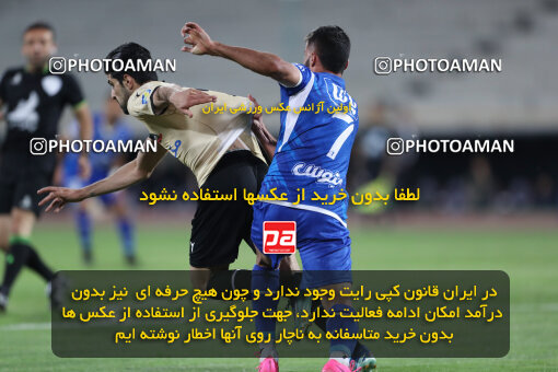 2280337, Tehran, Iran, Iran Pro League، Persian Gulf Cup، 2023-2024 season، Second Leg، Week 24، Esteghlal 3 v 2 Shams Azar F.C. on 2024/04/19 at Azadi Stadium