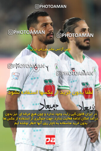 2270994, Tehran, Iran, Iran Pro League، Persian Gulf Cup، 2023-2024 season، Second Leg، Week 26، Esteghlal 2 v ۱ Zob Ahan Esfahan on 2024/05/06 at Azadi Stadium