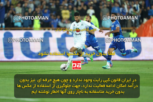 2271046, Tehran, Iran, Iran Pro League، Persian Gulf Cup، 2023-2024 season، Second Leg، Week 26، Esteghlal 2 v ۱ Zob Ahan Esfahan on 2024/05/06 at Azadi Stadium