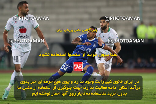 2271145, Tehran, Iran, Iran Pro League، Persian Gulf Cup، 2023-2024 season، Second Leg، Week 26، Esteghlal 2 v ۱ Zob Ahan Esfahan on 2024/05/06 at Azadi Stadium