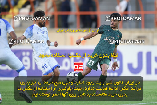 2285930, Qazvin, Iran, Iran Pro League، Persian Gulf Cup، 2023-2024 season، Second Leg، Week 27، Shams Azar F.C. ۱ v ۰ Malvan Bandar Anzali on 2024/05/11 at ورزشگاه سردار آزادگان