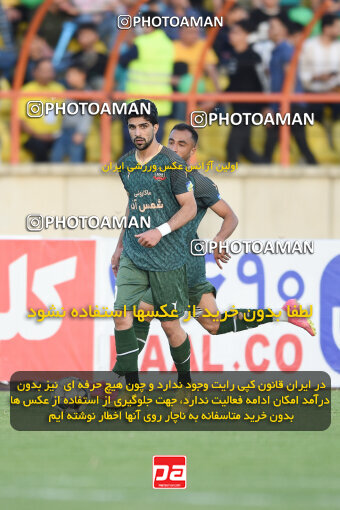 2286452, Qazvin, Iran, Iran Pro League، Persian Gulf Cup، 2023-2024 season، Second Leg، Week 27، Shams Azar F.C. ۱ v ۰ Malvan Bandar Anzali on 2024/05/11 at ورزشگاه سردار آزادگان