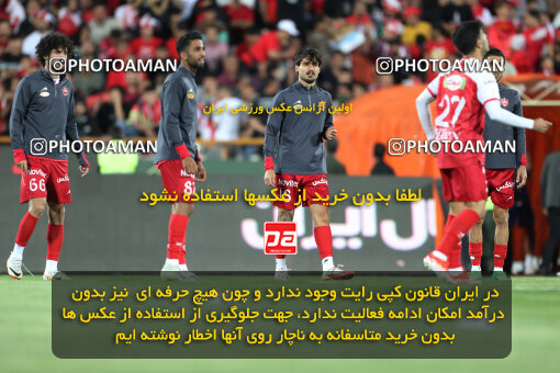 2290169, Tehran, Iran, Iran Pro League، Persian Gulf Cup، 2023-2024 season، Second Leg، Week 28، Persepolis 4 v 3 Esteghlal Khouzestan on 2024/05/24 at Azadi Stadium