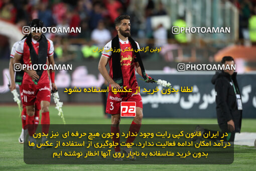 2290203, Tehran, Iran, Iran Pro League، Persian Gulf Cup، 2023-2024 season، Second Leg، Week 28، Persepolis 4 v 3 Esteghlal Khouzestan on 2024/05/24 at Azadi Stadium