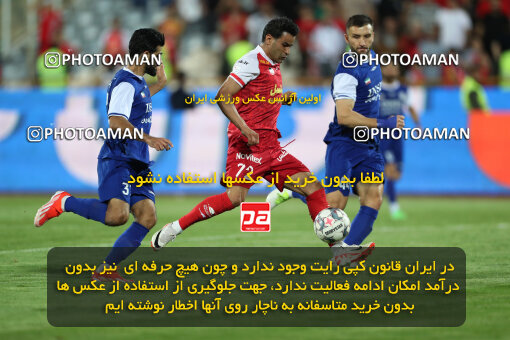 2290364, Tehran, Iran, Iran Pro League، Persian Gulf Cup، 2023-2024 season، Second Leg، Week 28، Persepolis 4 v 3 Esteghlal Khouzestan on 2024/05/24 at Azadi Stadium