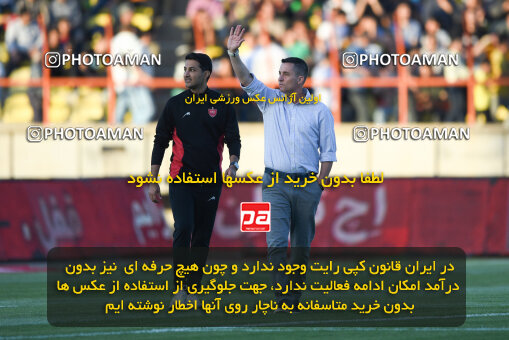 2291572, Qazvin, Iran, Iran Pro League، Persian Gulf Cup، 2023-2024 season، Second Leg، Week 29، Shams Azar F.C. ۱ v 3 Persepolis on 2024/05/28 at ورزشگاه سردار آزادگان