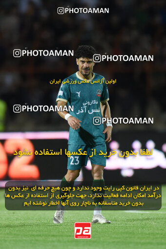 2291989, Qazvin, Iran, Iran Pro League، Persian Gulf Cup، 2023-2024 season، Second Leg، Week 29، Shams Azar F.C. ۱ v 3 Persepolis on 2024/05/28 at ورزشگاه سردار آزادگان