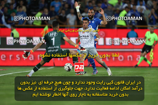 2292478, Tehran, Iran, Iran Pro League، Persian Gulf Cup، 2023-2024 season، Second Leg، Week 29، Esteghlal ۱ v ۰ Gol Gohar Sirjan on 2024/05/28 at Azadi Stadium