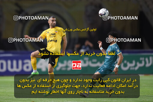 2293362, Isfahan, Iran, Iran Pro League، Persian Gulf Cup، 2023-2024 season، Second Leg، Week 30، Sepahan 4 v ۱ Shams Azar F.C. on 2024/06/01 at Naghsh-e Jahan Stadium