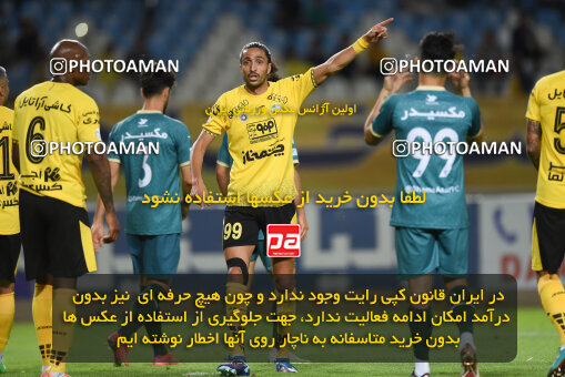 2293546, Isfahan, Iran, Iran Pro League، Persian Gulf Cup، 2023-2024 season، Second Leg، Week 30، Sepahan 4 v ۱ Shams Azar F.C. on 2024/06/01 at Naghsh-e Jahan Stadium