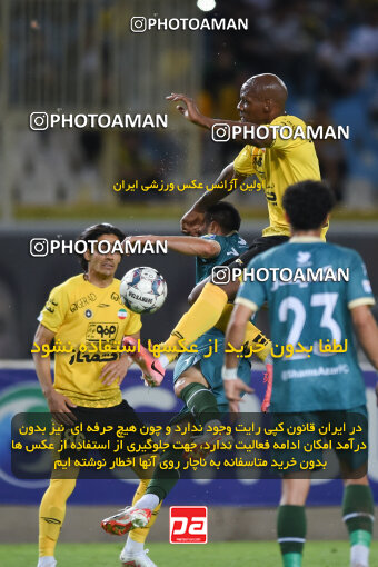 2293591, Isfahan, Iran, Iran Pro League، Persian Gulf Cup، 2023-2024 season، Second Leg، Week 30، Sepahan 4 v ۱ Shams Azar F.C. on 2024/06/01 at Naghsh-e Jahan Stadium