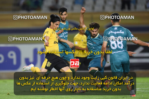 2293724, Isfahan, Iran, Iran Pro League، Persian Gulf Cup، 2023-2024 season، Second Leg، Week 30، Sepahan 4 v ۱ Shams Azar F.C. on 2024/06/01 at Naghsh-e Jahan Stadium