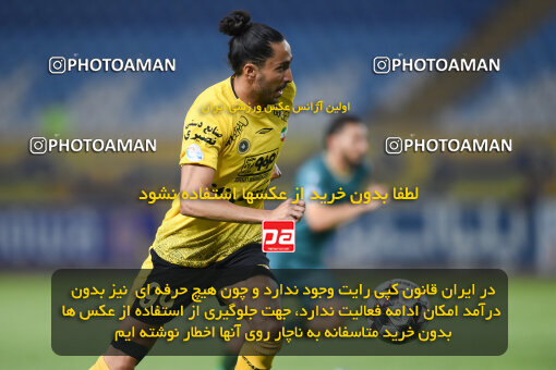 2293939, Isfahan, Iran, Iran Pro League، Persian Gulf Cup، 2023-2024 season، Second Leg، Week 30، Sepahan 4 v ۱ Shams Azar F.C. on 2024/06/01 at Naghsh-e Jahan Stadium