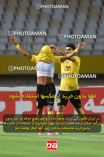 2293974, Isfahan, Iran, Iran Pro League، Persian Gulf Cup، 2023-2024 season، Second Leg، Week 30، Sepahan 4 v ۱ Shams Azar F.C. on 2024/06/01 at Naghsh-e Jahan Stadium