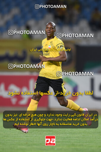 2294029, Isfahan, Iran, Iran Pro League، Persian Gulf Cup، 2023-2024 season، Second Leg، Week 30، Sepahan 4 v ۱ Shams Azar F.C. on 2024/06/01 at Naghsh-e Jahan Stadium