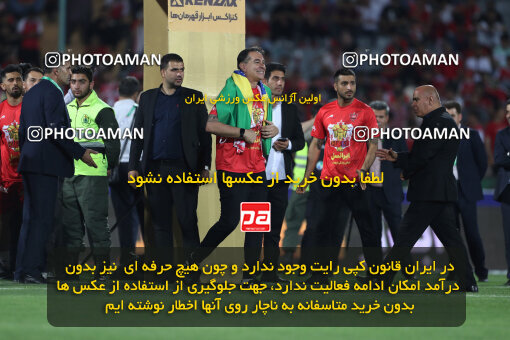 2287530, Tehran, Iran, Iran pro league, 2023-2024، Persian Gulf Cup، Week 30، Second Leg، Persepolis's Trophy Ceremony on 2024/06/01 at Azadi Stadium