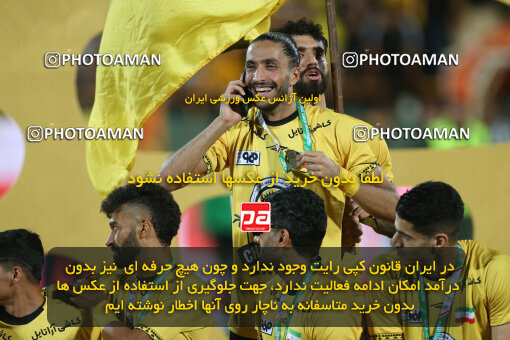 2321628, Tehran, Iran, Final 2023–24 Iranian Hazfi Cup, Khorramshahr Cup, Sepahan 2 v 0, Sepahan's Trophy Ceremony on 2024/06/20 at Azadi Stadium