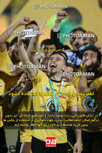 2321638, Tehran, Iran, Final 2023–24 Iranian Hazfi Cup, Khorramshahr Cup, Sepahan 2 v 0, Sepahan's Trophy Ceremony on 2024/06/20 at Azadi Stadium