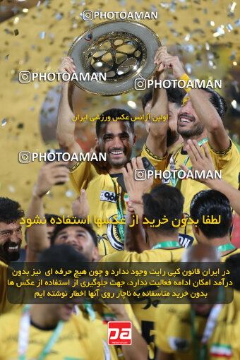 2321644, Tehran, Iran, Final 2023–24 Iranian Hazfi Cup, Khorramshahr Cup, Sepahan 2 v 0, Sepahan's Trophy Ceremony on 2024/06/20 at Azadi Stadium