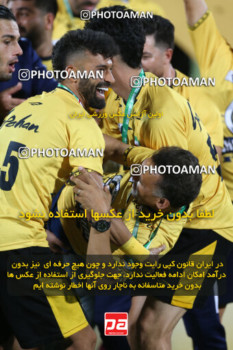 2321651, Tehran, Iran, Final 2023–24 Iranian Hazfi Cup, Khorramshahr Cup, Sepahan 2 v 0, Sepahan's Trophy Ceremony on 2024/06/20 at Azadi Stadium