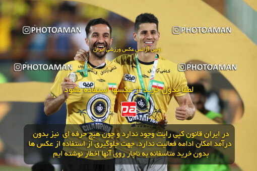 2309957, Tehran, Iran, Final 2023–24 Iranian Hazfi Cup, Khorramshahr Cup, Sepahan 2 v 0, Sepahan's Trophy Ceremony on 2024/06/20 at Azadi Stadium