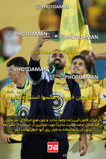 2309973, Tehran, Iran, Final 2023–24 Iranian Hazfi Cup, Khorramshahr Cup, Sepahan 2 v 0, Sepahan's Trophy Ceremony on 2024/06/20 at Azadi Stadium