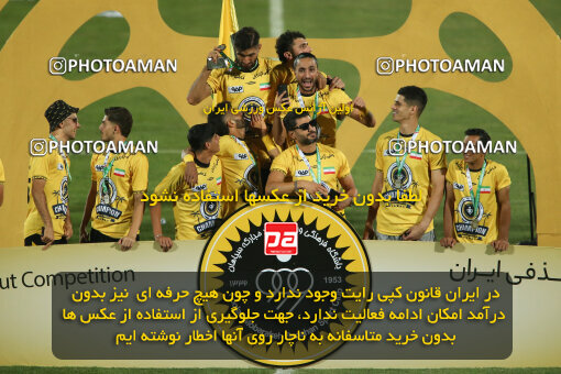 2306019, Tehran, Iran, Final 2023–24 Iranian Hazfi Cup, Khorramshahr Cup, Sepahan 2 v 0, Sepahan's Trophy Ceremony on 2024/06/20 at Azadi Stadium